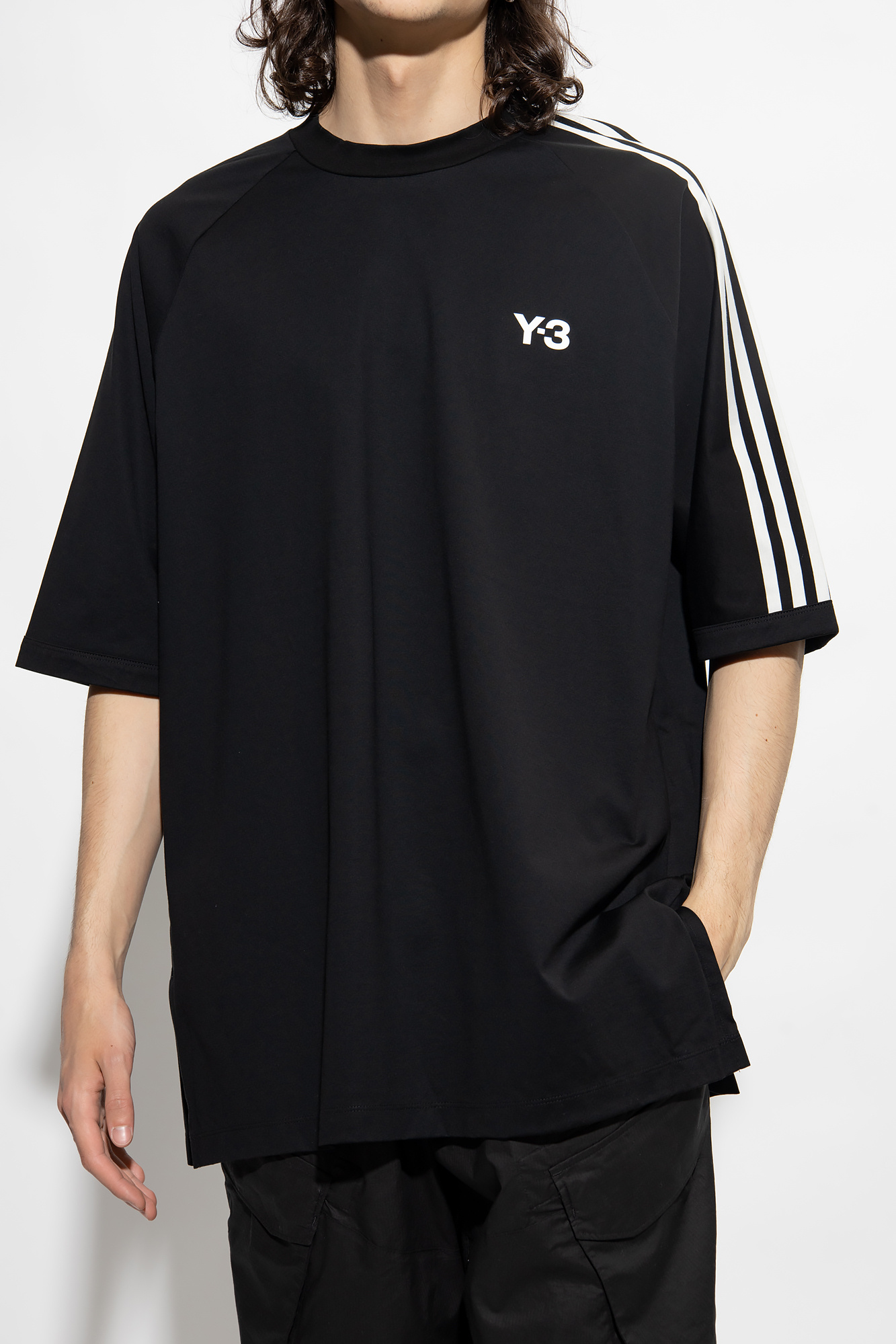 Y-3 Yohji Yamamoto T-shirt with logo | Men's Clothing | Vitkac